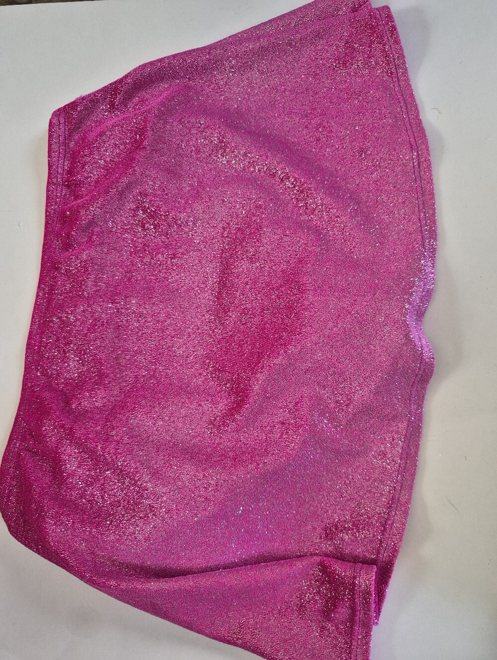 Mondor Figure Skating Skirt Adult XL Sparkling Hot Pink Women's NWT - Picture 5 of 5